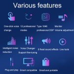 S9 Handy Computer Live Soundkarte Voice Changer Spiel Karaoke Aufnahme Audio Transformer, S9 – Bild 5