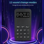 S9 Handy Computer Live Soundkarte Voice Changer Spiel Karaoke Aufnahme Audio Transformer, S9 – Bild 6