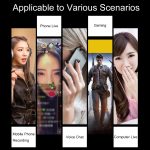 S9 Handy Computer Live Soundkarte Voice Changer Spiel Karaoke Aufnahme Audio Transformer, S9 – Bild 8