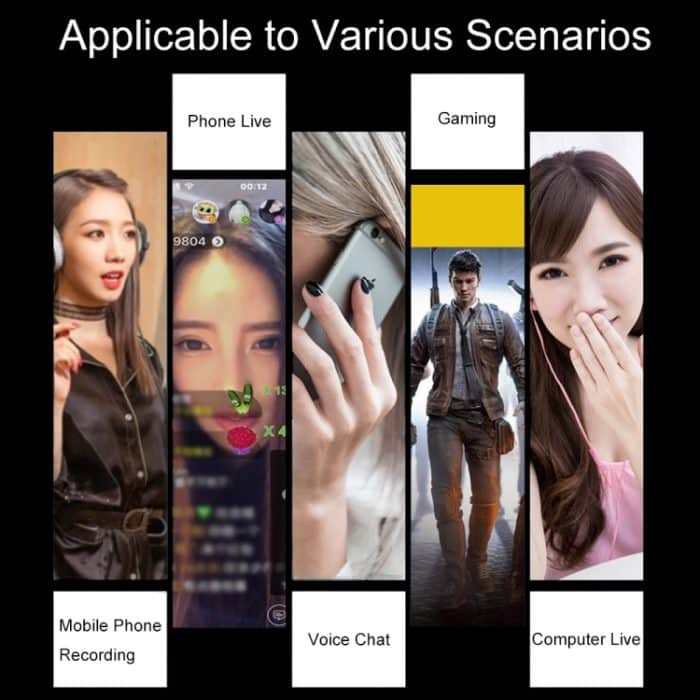 S9 Handy Computer Live Soundkarte Voice Changer Spiel Karaoke Aufnahme Audio Transformer, S9 – Bild 8