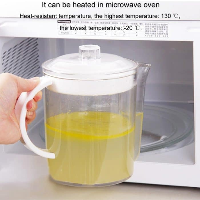 Küchen-Fettabscheider, Suppenkessel mit Sieb, Fettabscheider, Wasserkocher, Filterbecher, 1500ml – Bild 7