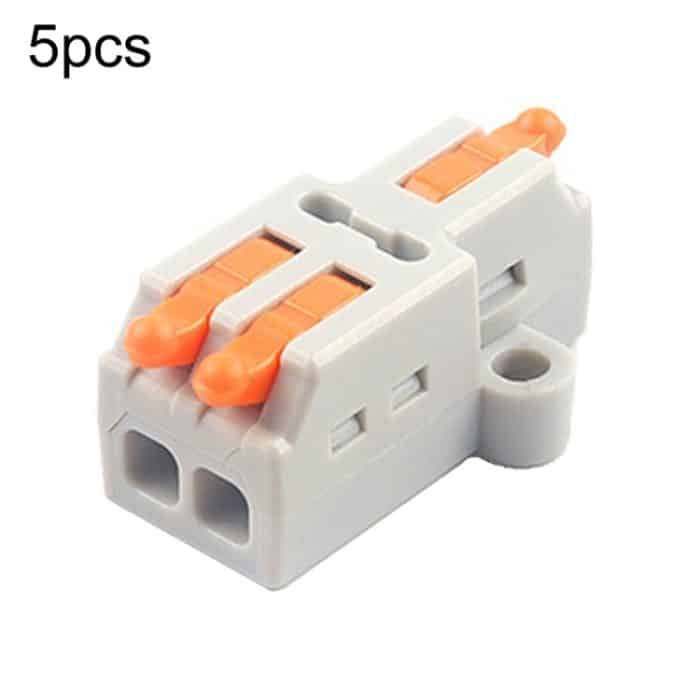 Push-Typ-Mini-Drahtverbindungs-Splitter-Schnellanschlussklemmenblock, D1-2, D1-2T, D1-3, D1-3T, D1-4, D1-4T, D1-5, D1-5T – Bild 1
