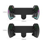 IPEGA Mechanischer Gamepad-Tablet-Handy-Stretch-Wireless-Bluetooth-Griff für N-S / P3 / PC / Switch / Android / IOS, Black, With Colorful Light – Bild 9