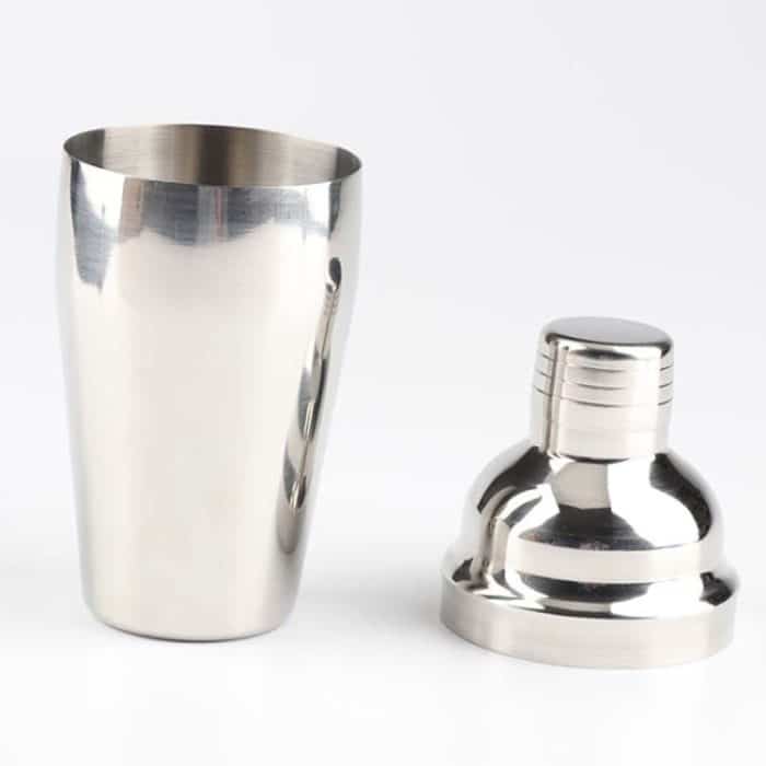 4-in-1-Edelstahl-Mixer-Set mit Bambus-Ständer-Shaker-Werkzeugen, 350ml, 550ml, 750ml – Bild 3