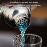 12-in-1-Edelstahl-Barkeeper-Holzständer-Set, Cocktail-Barkeeper-Werkzeuge, 350ml, 550ml, 700ml, 750ml – Bild 7