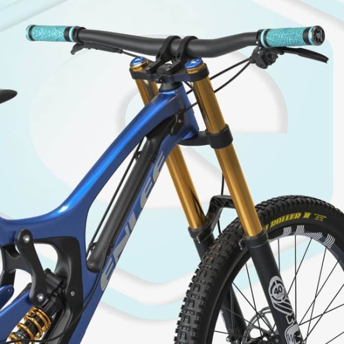 ENLEE E-235151 1 Paar Silikon-Fahrradabdeckungen Mountainbike-Fahrradgriffe mit Lenkerblockierung – Bild 2