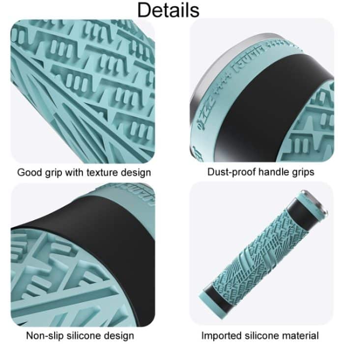 ENLEE E-235151 1 Paar Silikon-Fahrradabdeckungen Mountainbike-Fahrradgriffe mit Lenkerblockierung – Bild 8