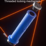 ENLEE 1 Paar Silikon-Fahrradabdeckungen, abschließbare Fahrradgriffe mit Lenkerblockierung – Bild 7