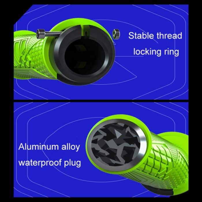 ENLEE 1 Paar Silikon-Fahrradabdeckungen, abschließbare Fahrradgriffe mit Lenkerblockierung – Bild 8