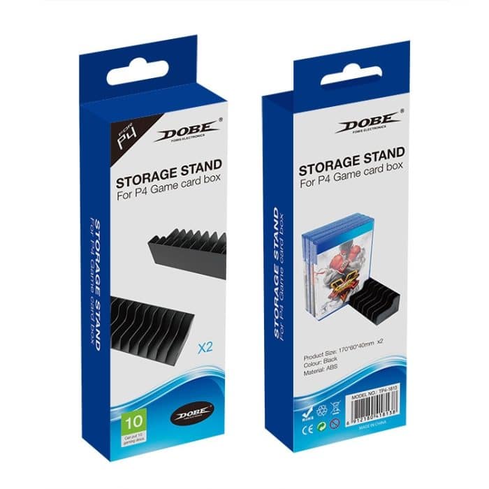 DOBE TP4-1813 2 Stück einfache Spielkartenhülle Spiel-Disk-Aufbewahrungsregal für PS4 / PS4 Slim / PS4 Pro – Bild 4