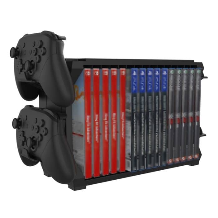 DOBE HHC-P5028 Multifunktionaler Konsolen-Disk-Organizer, Gamepad-Aufbewahrungsständer für PS5/Switch/Xbox Series S/Xbox Series X – Bild 4