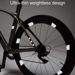 ENLEE E-RS2302 72 teile/satz Multifunktionale Reflektierende Streifen Aufkleber Fahrrad Körper Warnung Aufkleber – Bild 4