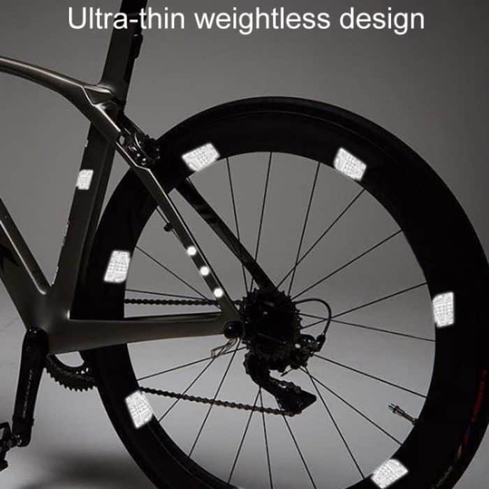 ENLEE E-RS2302 72 teile/satz Multifunktionale Reflektierende Streifen Aufkleber Fahrrad Körper Warnung Aufkleber – Bild 4