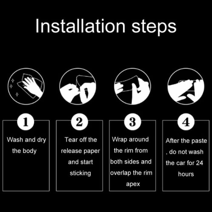 ENLEE E-RS2302 72 teile/satz Multifunktionale Reflektierende Streifen Aufkleber Fahrrad Körper Warnung Aufkleber – Bild 7