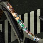 ENLEE E14611 10 teile/satz Fahrrad TPU Unsichtbare Folie Rennrad Körper Jersey Farbwechsel Membran, Cartoon, Caterpillar, Beauty, Camouflage, Wood Monster, Sunset – Bild 2