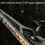 ENLEE E14611 10 teile/satz Fahrrad TPU Unsichtbare Folie Rennrad Körper Jersey Farbwechsel Membran, Cartoon, Caterpillar, Beauty, Camouflage, Wood Monster, Sunset – Bild 6