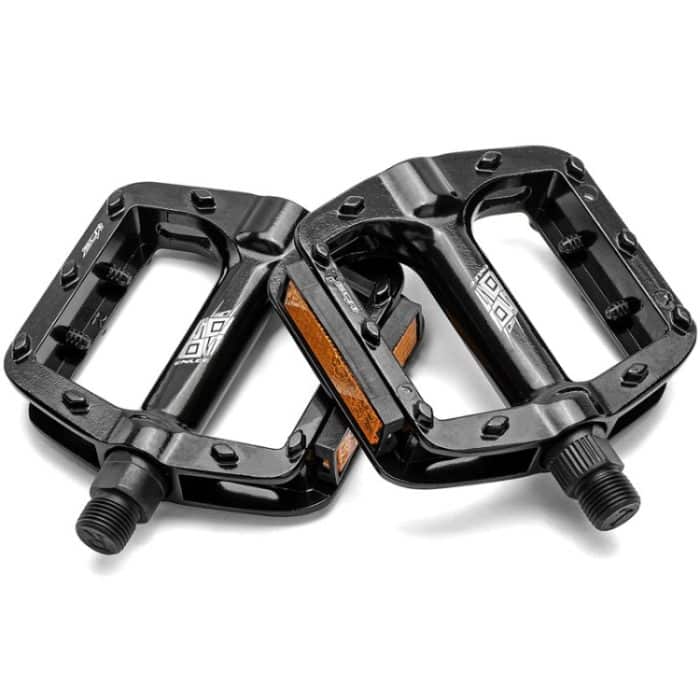 ENLEE M504 1 Paar Fahrrad-Aluminium-Kugelpedale, Freizeitpedale mit Reflektoren – Bild 1