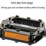 ENLEE M504 1 Paar Fahrrad-Aluminium-Kugelpedale, Freizeitpedale mit Reflektoren – Bild 6