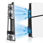 JYS-P5175 Für PS5 Slim Host Optisches Laufwerk / Digitale Version Universal mit RGB-Lüfter mit buntem Licht