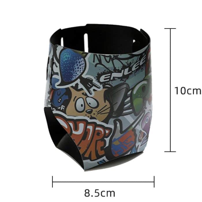 ENLEE Fahrrad-Wasserflaschenhalter, Mountainbike, Rennrad, universeller faltbarer Wasserbecherhalter, Graffiti, Beauty – Bild 3