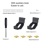 Für PS5 Slim Wandmontiertes Aufbewahrungsregal, Host-Griff, Aufbewahrungsaufhänger-Zubehör – Bild 5