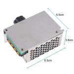 Elektronischer SCR-Spannungsregler-Dimmer, Geschwindigkeitsregelung, Temperaturregelung, mit Sicherungsgehäuse – Bild 3