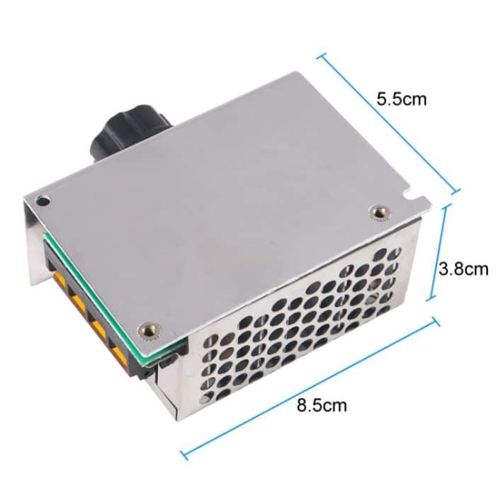 Elektronischer SCR-Spannungsregler-Dimmer, Geschwindigkeitsregelung, Temperaturregelung, mit Sicherungsgehäuse – Bild 3