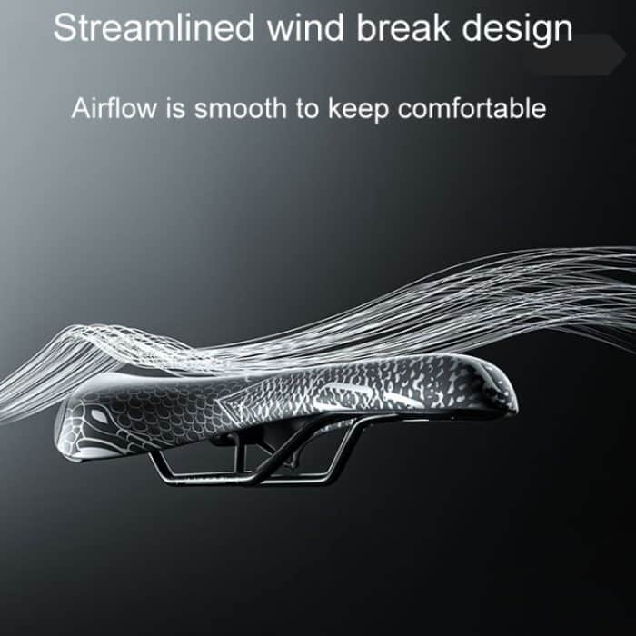 ENLEE ZD-B834 Fahrradkissen Sattel Mountainbike stoßdämpfender Sitz, Snake Head, Flash, Orangutan, Beauty, Warrior – Bild 6