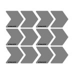 Fahrrad-Rad-Set, reflektierende Aufkleber, Nachtradfahren, reflektierende Schilder, ENLEE E-RS2301 12pcs /Set