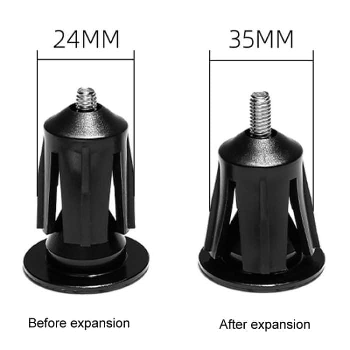 ENLEE BD40 1 Paar Mountainbike Aluminium erweiterbare Lenkerstopfen Fahrradgriff Blocker Zubehör – Bild 3