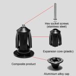 ENLEE BD40 1 Paar Mountainbike Aluminium erweiterbare Lenkerstopfen Fahrradgriff Blocker Zubehör – Bild 6