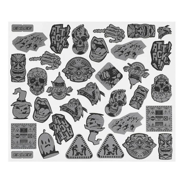 TBD0604399701.jpg Elektrische Motorrad-Graffiti-reflektierende Aufkleber, Fahrrad, dekorative Warnstreifen, ENLEE EN-6541 35pcs /Set – Bild 1