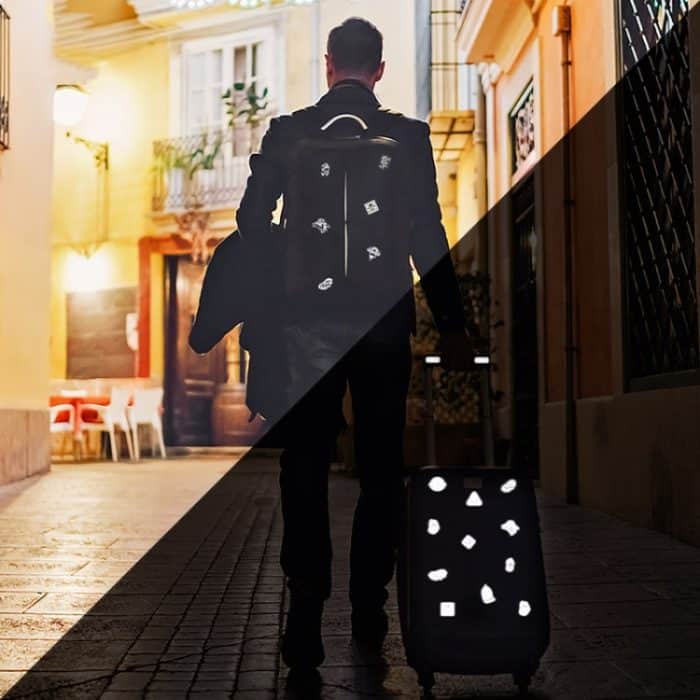 Elektrische Motorrad-Graffiti-reflektierende Aufkleber, Fahrrad, dekorative Warnstreifen, ENLEE EN-6541 35pcs /Set – Bild 2