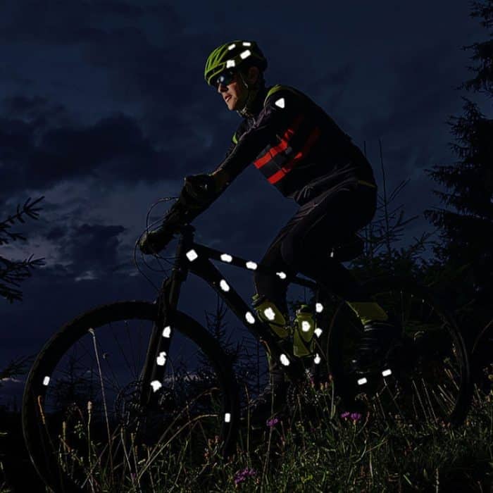 Elektrische Motorrad-Graffiti-reflektierende Aufkleber, Fahrrad, dekorative Warnstreifen, ENLEE EN-6541 35pcs /Set – Bild 8