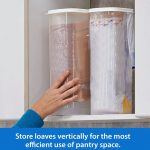 Brot-Frischhaltebehälter, Toast-Aufbewahrungsbox, Brot-Aufbewahrungsspender – Bild 5