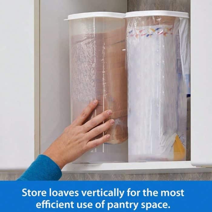 Brot-Frischhaltebehälter, Toast-Aufbewahrungsbox, Brot-Aufbewahrungsspender – Bild 5