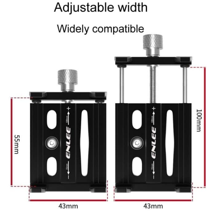 ENLEE Aluminiumlegierung Telefonhalter Fahrradfahren Feste Navigationshalterung – Bild 5