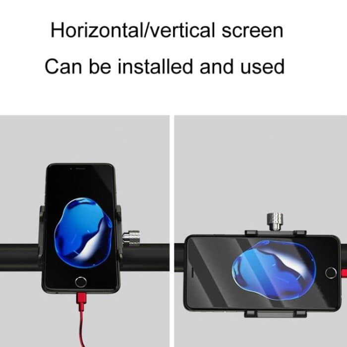 ENLEE Aluminiumlegierung Telefonhalter Fahrradfahren Feste Navigationshalterung – Bild 7