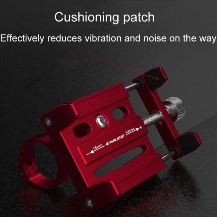 ENLEE Aluminiumlegierung Telefonhalter Fahrradfahren Feste Navigationshalterung – Bild 8