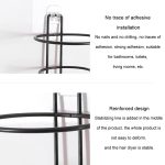 No-Punch-Wandhalterung für Haartrockner, Badezimmerregal – Bild 4