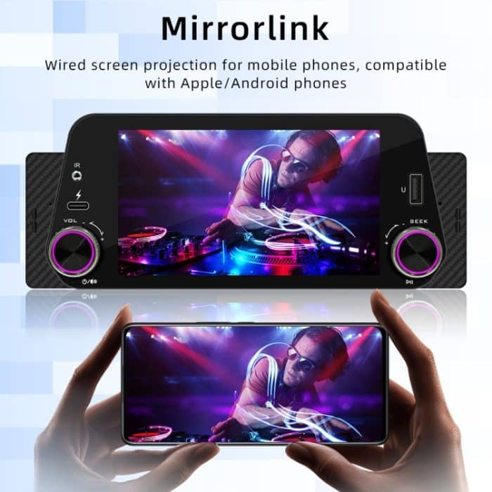 5-Zoll-MP5-Autoradio mit kabelloser Bluetooth-Freisprecheinrichtung, F152W – Bild 6