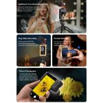 APEXEL Multifunktionaler Fülllicht-Telefonclip mit 1/4 Zoll und M17-M37-Gewinde, APL-FL.23 – Bild 12