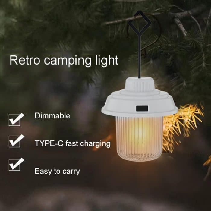 Outdoor LED Camping Licht Baldachin Hängelampe Tragbare Camping Zelt Lichter, Charging Model Black, Charging Model White, Charging Model Pink, Battery Model Pink, Battery Model White, Battery Model Black – Bild 5