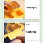 Rechteckige mikrowellengeeignete Lunchbox, hermetische Bento-Box mit Löffel und Stäbchen, Rectangle Blue, Rectangle Pink, Rectangle Green – Bild 7