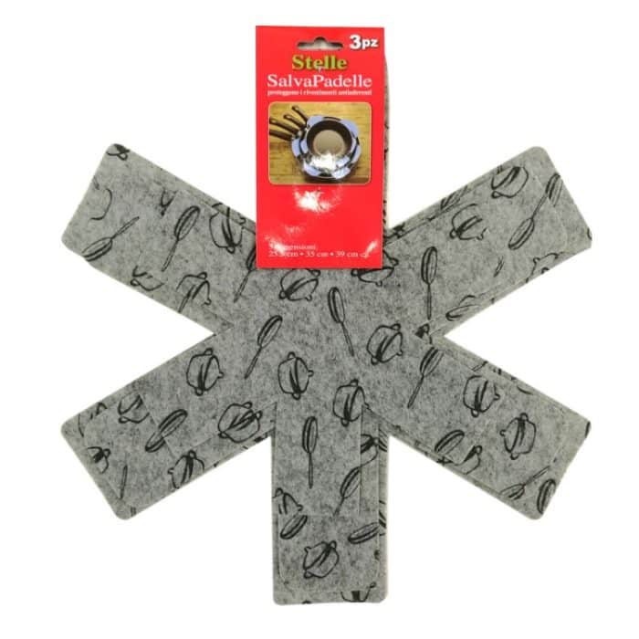 Anti-Verbrühungs-Wärmeisolierung Filz-Topfmatte, Vlies-Topfbodenschutz-Pad-Set, 3pcs /Set 26+35.5+38cm – Bild 1