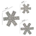 Anti-Verbrühungs-Wärmeisolierung Filz-Topfmatte, Vlies-Topfbodenschutz-Pad-Set, 3pcs /Set 26+35.5+38cm – Bild 3