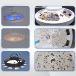 Flohfliegen-Mückenfalle, Kakerlakenhaus mit warmem und violettem Licht – Bild 10