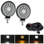 4 Zoll rundes gemischtes leuchtendes Doppelkreis-Angel-Eye-Arbeitslicht, D0102 – Bild 2