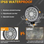 4 Zoll rundes gemischtes leuchtendes Doppelkreis-Angel-Eye-Arbeitslicht, D0102 – Bild 6