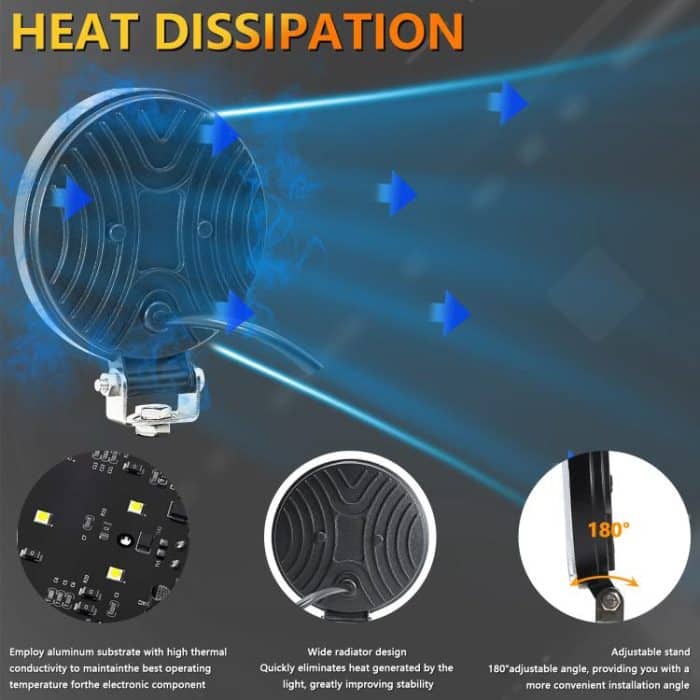 4 Zoll rundes gemischtes leuchtendes Doppelkreis-Angel-Eye-Arbeitslicht, D0102 – Bild 8